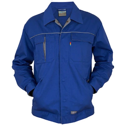 Afbeelding van Carson Contrast CC710.GS werkjas 42 EU Royal/grijs