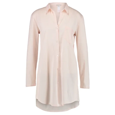 Afbeelding van Hanro dames Nachthemd met borstzak in de kleur Lichtroze, maat: XS