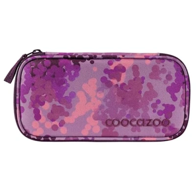 Afbeelding van Coocazoo Pennenetui, passeervak, geodriehoekvak, lesroostervak, uitneembare pennenhouder, extra vak met ritssluiting, vanaf de derde klas, cherry blossom