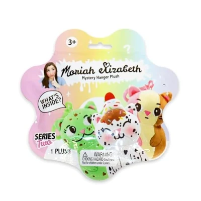 Afbeelding van Moriah Elizabeth Mystery Hanger Pluche, Serie 2, Collectible Mini 1 van 6 mogelijke personages, Officiële Merch