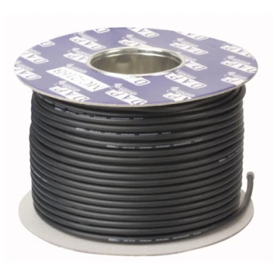Afbeelding van DAP MC 226 Zwart Microfoon Kabel dubbele isolatie 100mtr op rol