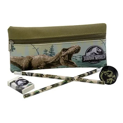 Afbeelding van Jurassic World Schrijfgerei met etui