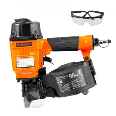 Afbeelding van VEVOR Coil Siding Nailer MCN55, 1&quot; tot 2 1/4&quot; 15 graden pneumatisch gevelbeplating nagelpistool, 70 120PSI Air voor Siding, Pallet Sheathing, Schermen, Decking