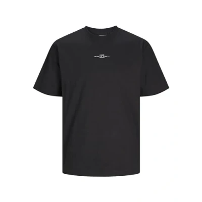 Afbeelding van JACK &amp; JONES CORE T shirt JCOSOLARRIZE met backprint zwart