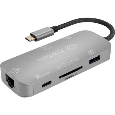 Afbeelding van TerraTec Connect C8 USB Type C 7 in 1 adapter