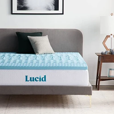 Afbeelding van LUCID 5,1 cm Zoned Gel Memory Foam Matras Topper, Full XL