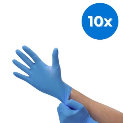 Afbeelding van Romed Nitromed Handschoenen 1000 stuks Set van 10 doosjes L
