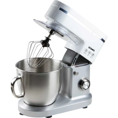 Afbeelding van DOMO DO9231KR Keukenmachine 1200W 6L Incl. blender Wit/Zilver