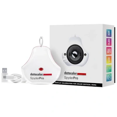 Afbeelding van Datacolor SpyderPro Monitorkalibrator Voor foto en videobewerking, gebruiksvriendelijk, garandeert kleurnauwkeurigheid consistentie. beginners professionals.