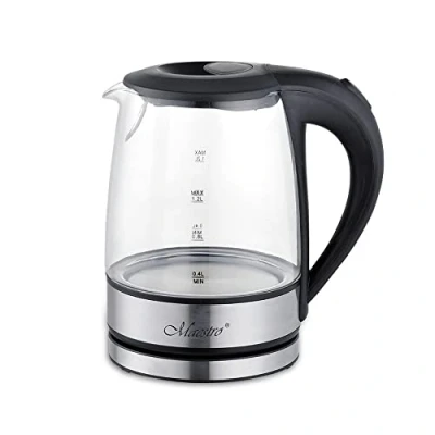 Afbeelding van Feel Maestro MR062 Waterkoker, Zwart, Transparant