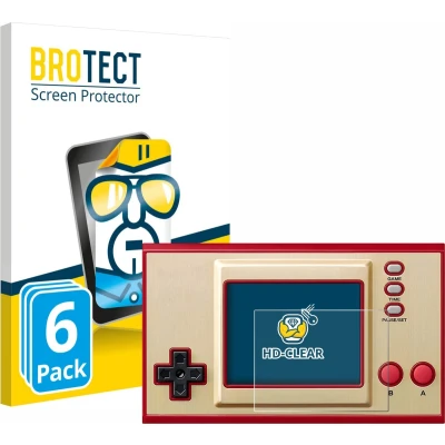 Afbeelding van BROTECT Screenprotector voor Nintendo Game &amp; Watch The Legend of Zelda Folie Beschermfolie transparant (6 Stuks)