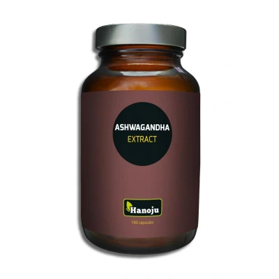Afbeelding van Hanoju Ashwagandha 4:1 extract 300 mg 180 capsules