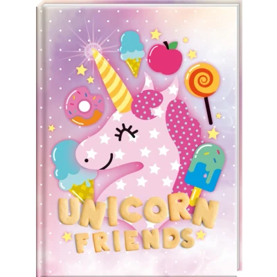 Afbeelding van Uitgeverij interstat vriendenboek unicorn