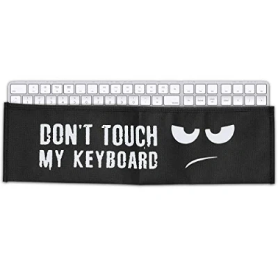 Afbeelding van kwmobile hoes voor Apple Magic Keyboard met numeriek toetsenbord Beschermhoes cover Don&#039;t Touch my