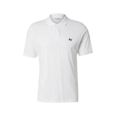 Afbeelding van Jack &amp; Jones JJEJERSEY Logo Polo SS NOOS, wit, L