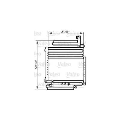 Afbeelding van Valeo Airco condensor 814296