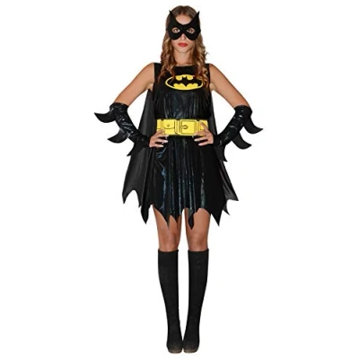 Afbeelding van Dc Comics Verkleedpak Batgirl Dames Polyester Zwart 8 delig Maat M