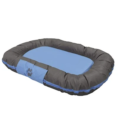 Afbeelding van NOBBY CLASSIC, HONDEN KUSSEN OVAAL RENO LICHTBLAUW 103 X 76 11 CM