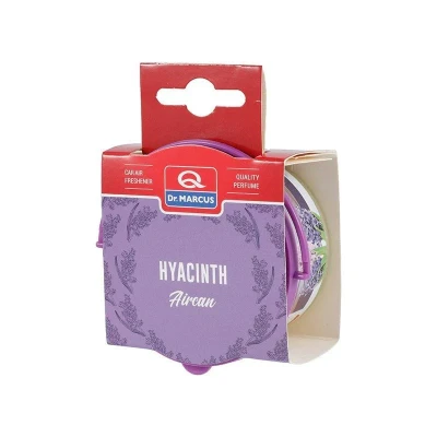 Afbeelding van Dr. Marcus Aircan Hyacinth luchtverfrisser met neutrafresh technologie Autogeurtje voor in de auto, thuis of kantoor Tot 60 dagen geurverspreiding 40 gram