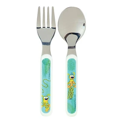 Afbeelding van FUN HOUSE 005861 MARSUPILAMI kinderbestek set bestaande uit lepel en vork