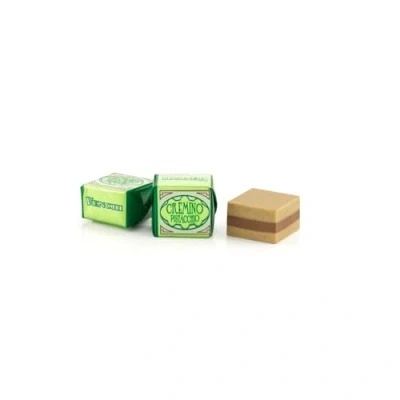 Afbeelding van Venchi Cremini met Pistache, 1 kg, Chocolaatjes van Witte Chocolade en Melkchocolade Pistachepasta, Glutenvrij, Zonder Kleurstoffen of Conserveermiddelen