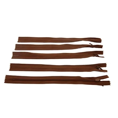 Afbeelding van LEDUC RVNAVN3 22 568 5 Trimz Invisible Zip ritssluiting, bruin, cm
