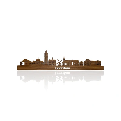 Afbeelding van Skyline van Leerdam Notenhout 150 cm