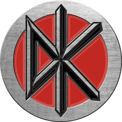 Afbeelding van Dead Kennedys DK Logo Pin Zilverkleurig