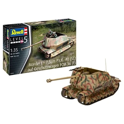 Afbeelding van 1:35 Revell 03292 Marder I 7,5cm Pa.K. 40 (Sf.) auf FCM 36(f) Plastic Modelbouwpakket