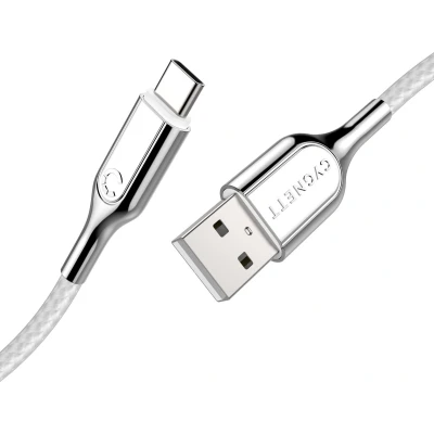 Afbeelding van Cygnett Armoured Braided USB C to A Cable 2m White