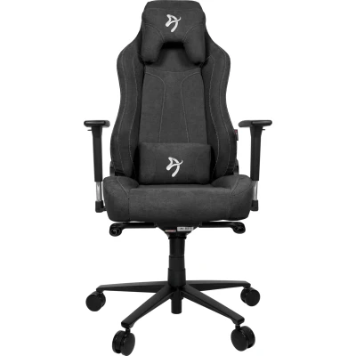 Afbeelding van Arozzi Vernazza Soft Fabric Gamestoel Donkergrijs