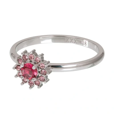 Afbeelding van Lucia Small Fuchsia iXXXi Vulring 2 mm Zilver 18