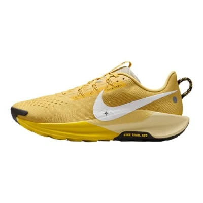 Afbeelding van Nike Performance Reactx Pegasus 5 Trail hardloopschoenen, Heren, Maat: 41, Saturn gold lightning alabaster white Textiel/ synthetisch