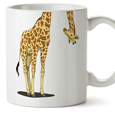 Afbeelding van MUGFFINS Mok in het Spaans giraffe I