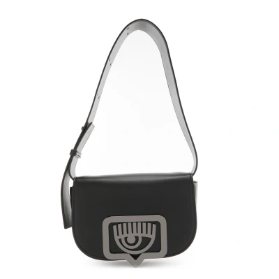 Afbeelding van Chiara Ferragni Range Eyelike Buckle Sketch Handtas, Dames, Maat: One Size, Black