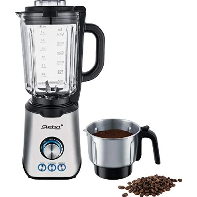 Afbeelding van Steba MX4Plus Blender 1200 Watt 1,75 Liter 3 programma&#039;s incl glazen kan &amp; RVS beker