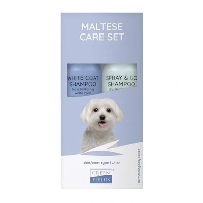 Afbeelding van Vacht Verzorgingsset Voor Maltezer Glanzend Schone Shampoo en Spray Greenfields