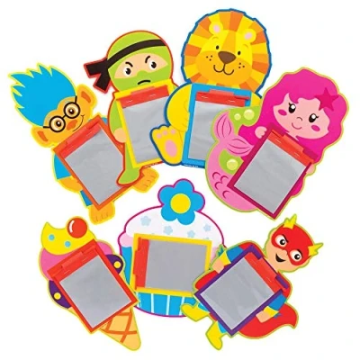 Afbeelding van Baker Ross AT912 Assorted Magic Whiteboards (pak van 15) voor feesttassen en klein speelgoed kinderen