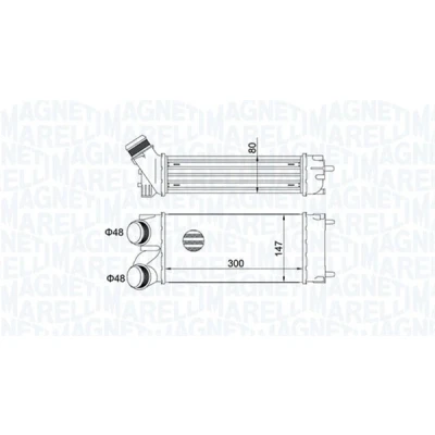Afbeelding van Magneti Marelli Interkoeler 351319204670