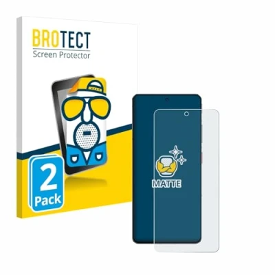 Afbeelding van BROTECT (2 Stuks) Antireflecterende Beschermfolie voor ZTE Nubia Z60S Pro Anti Glare Screen Protector, Mat, Ontspiegelend