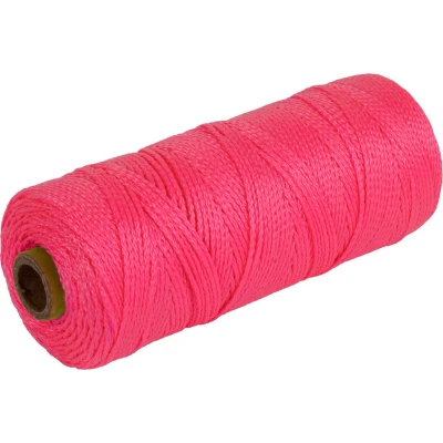 Afbeelding van Touw uitzetdraad/uitzetkoord roze 1,5 mm x 200 m Touwen