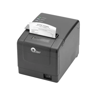 Afbeelding van Qian Anjet80 80 mm thermische printer voor documenten, POS, automatisch snijden ESC/POS, snelheid 160 mm/s, Driver Windows, iOS, Android, Linux, WLAN verbinding, Bluetooth, USB, Ethernet (zwart)