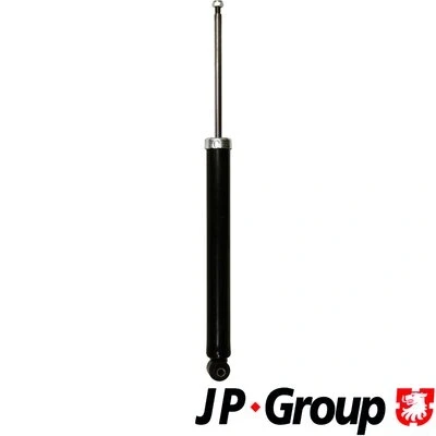Afbeelding van JP GROUP 1342102500 Schokdemper Achteras Gasdruk Dubbelpijp Veerpoot Pen bovenaan, Oog onderaan