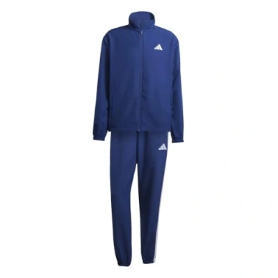 Afbeelding van adidas Sportswear Basic 3 Stripes SET Trainingspak, Heren, Maat: XXL, Dark blue