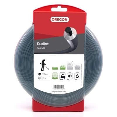 Afbeelding van Oregon 545828 Duoline maaidraad met ronde doorsnede, 2,7 mm, 70 m, verpakt in gebruiksvriendelijke dispenser