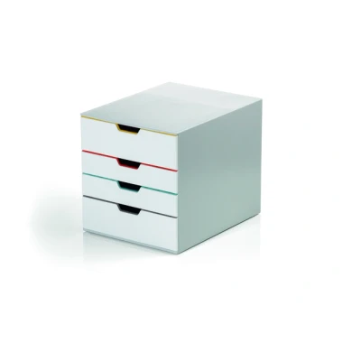 Afbeelding van Durable VARICOLOR MIX 4 7624 762427 Ladebox Grijs DIN A4, C4 Aantal lades: