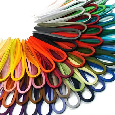 Afbeelding van JUYA Papier Quilling Set van Tant 72 kleuren en pakjes, papierbreedte 3mm