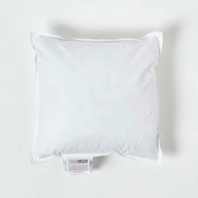 Afbeelding van Homescapes Vierkante kussenvulling, 30 x cm, klein vulkussen met 100% eendenveer vulling, verenkussen, ideaal als slaapkussen of vulling voor bankkussen/sierkussen