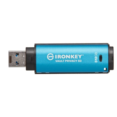 Afbeelding van Kingston Technology IronKey Vault Privacy 50 USB flash drive 512 GB Type C 3.2 Gen 1 (3.1 1)