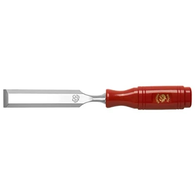 Afbeelding van Kirschen 1003006 Stevige beitel met kunststof handvat 6 mm Rood/Zilver